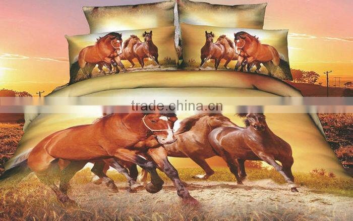 2014 3D quilt cover set in animail design