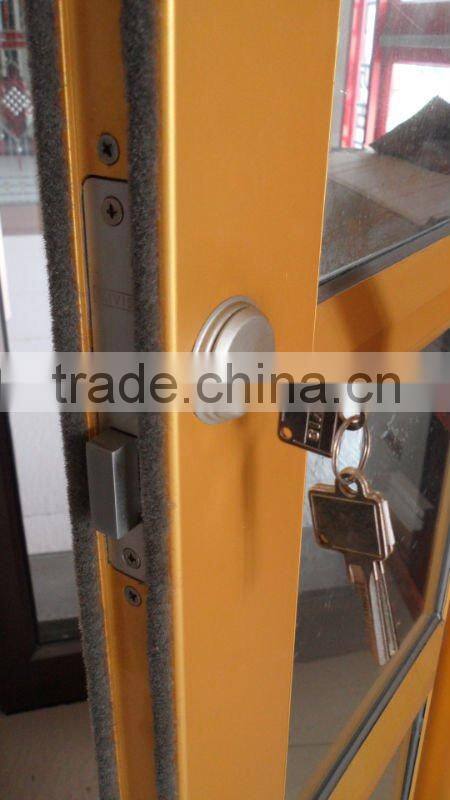 European style aluminum door with glass,the ideal replacement of the wooden door