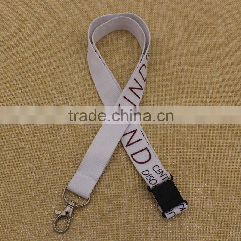 2015 high quality personalised Imprinted Tube Lanyards
