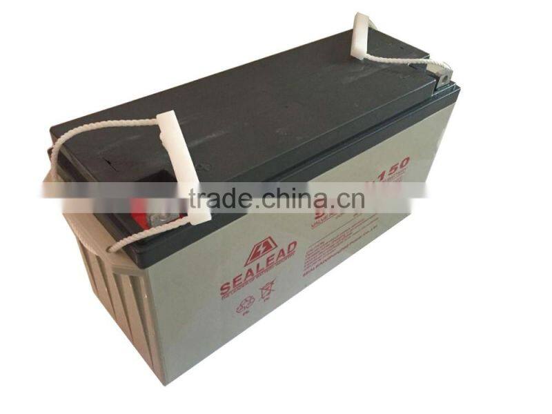 SEALEAD rechargeable 12v 150AH lead Acid battery gel battery