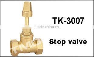 stop valve Brass body with forged 2 ways high pressure in delhi motorized 600wog PTFE seal brass stop valve