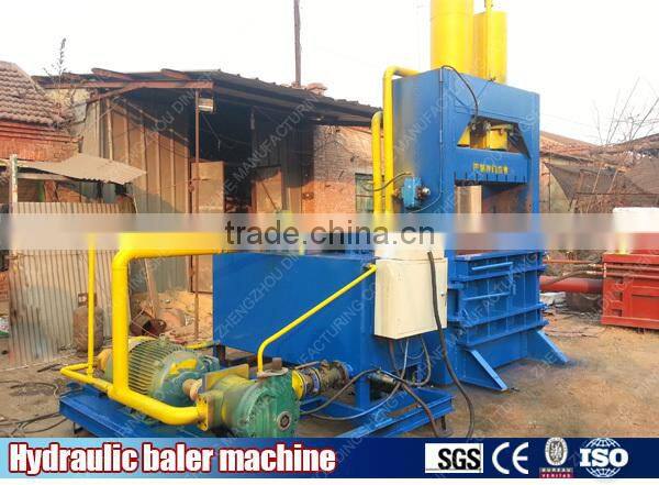 hot selling hydraulic baler for plastic cardboard