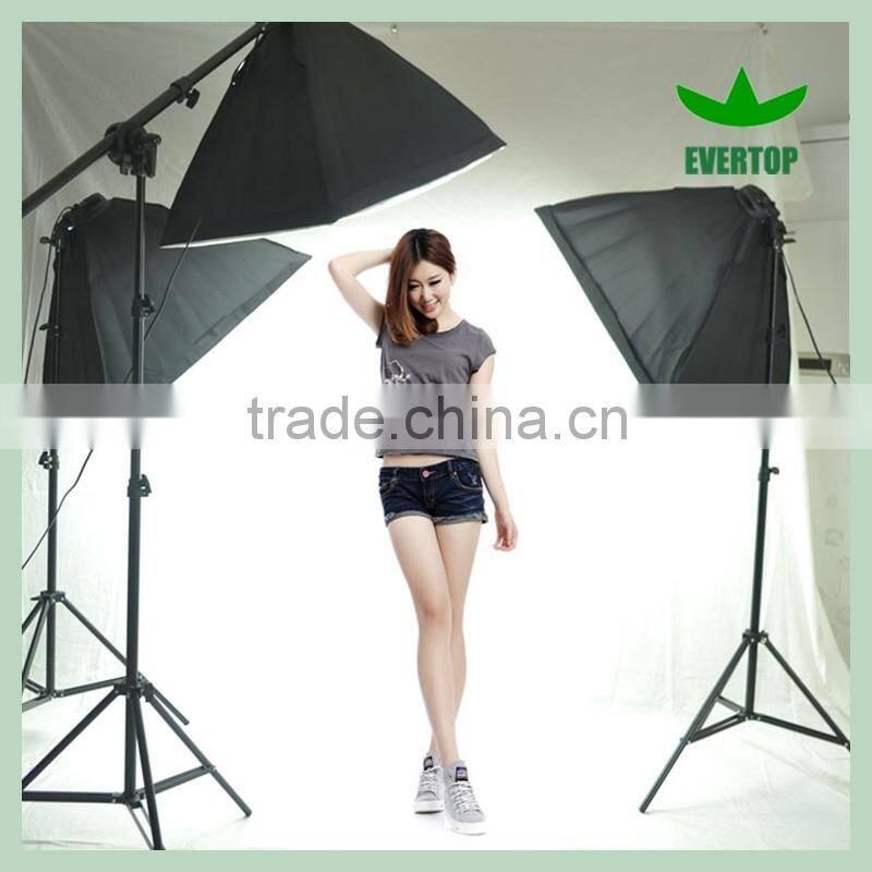 TS-SLK03 Photography video 3 softbox continuous light studio lighting & boom kit