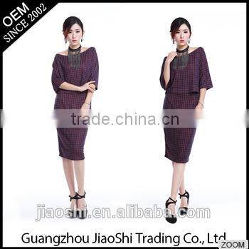 China wholesale women clothing manufacturers summer slim elegant High quality women dress Guangzhou