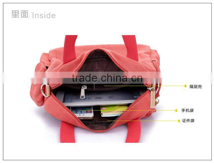 ladies canvas handbags 2014,Canvas and leather tote bag,canvas handbag with leather