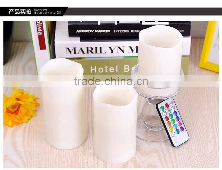 simulated led candle with moving flame