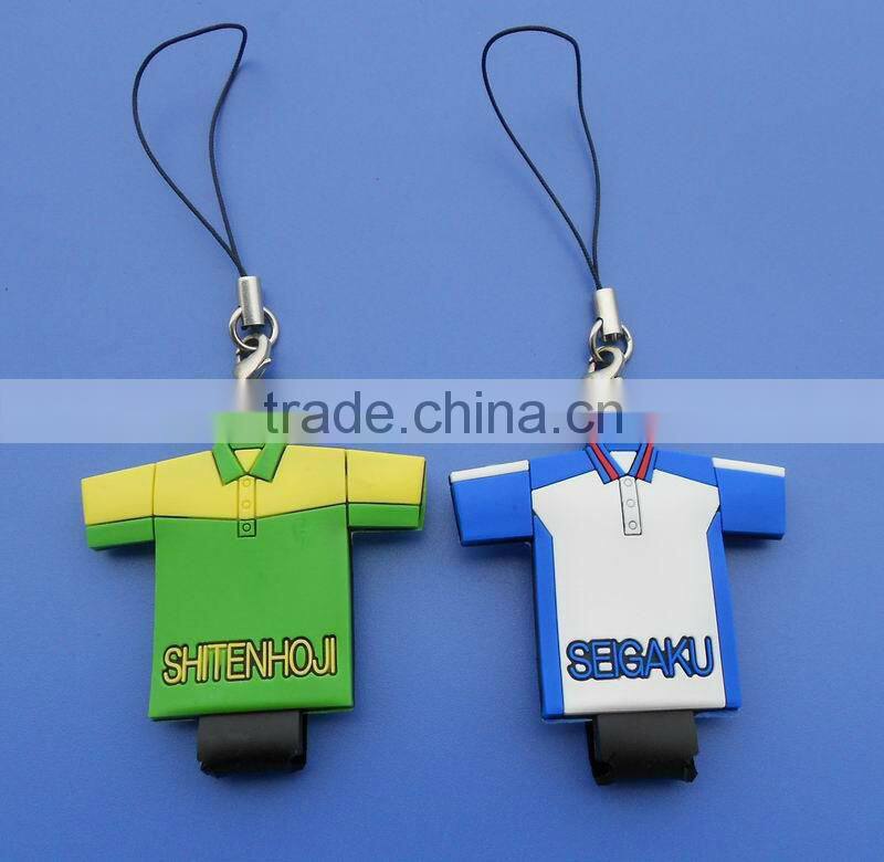 rubber pvc customized phone strap cell phone pendant charm phone hang tag