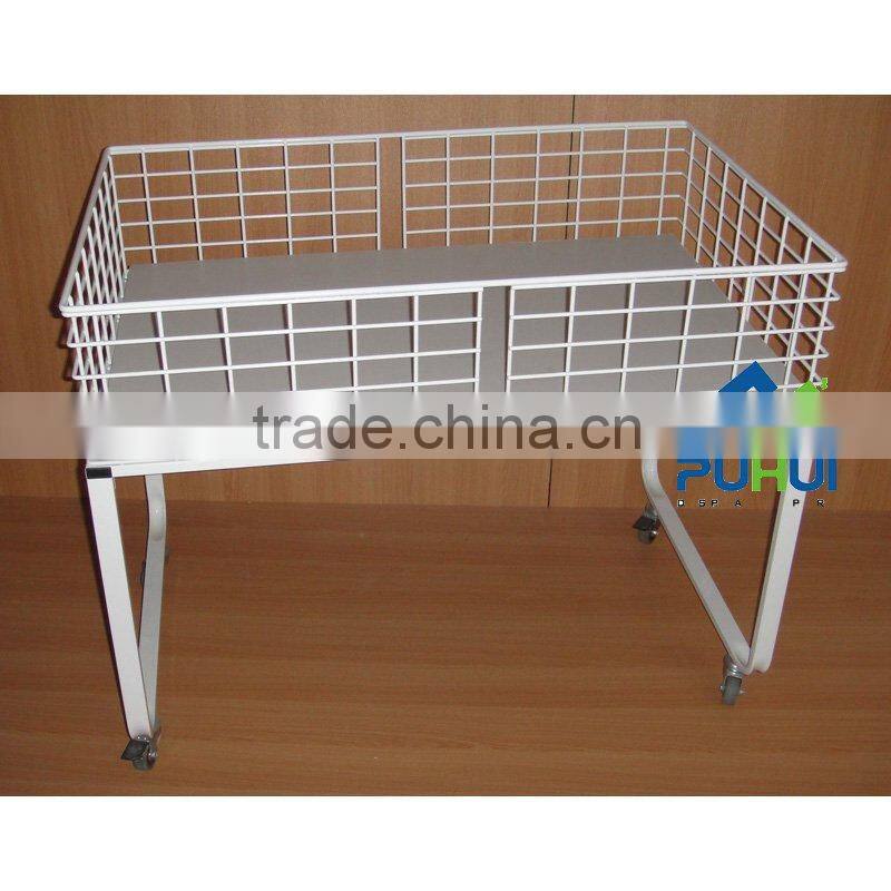 latest design floor metal mobile promotion table from china manufacturer