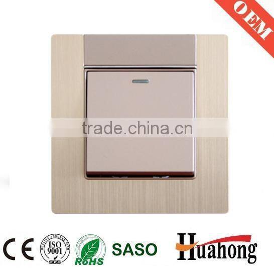 Aluminium satellite tv wall socket