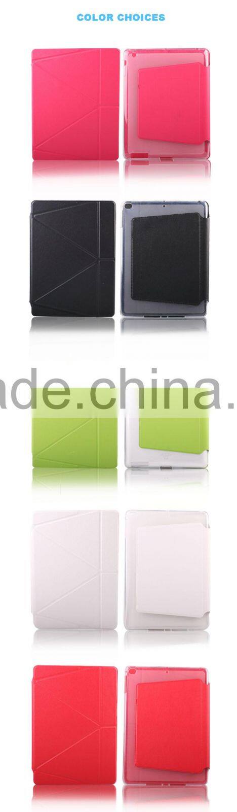 2016 Fashion PU leather back cover for ipad hard phone case