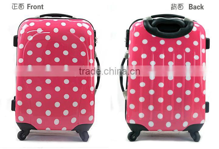 abs and pc 4 wheels travel luggage , trolley luggage, luggage set