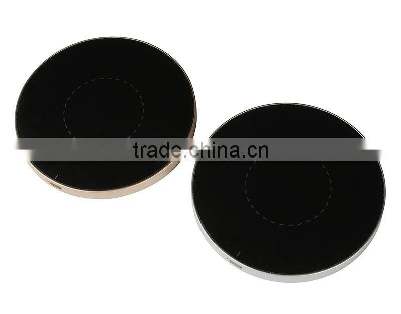 Micro USB qi wireless charger Metal Charger For Iphone Charger Portable Wireless charger