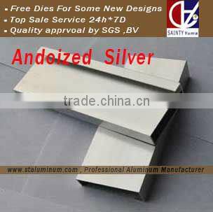 Aluminum U Channel With Silver Matte,Bronze Polish,Wood Color