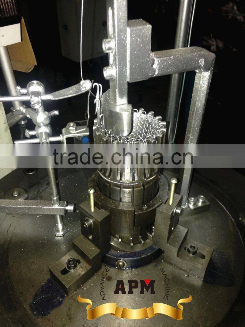 Automatic Stainless Steel Wire Mesh Knitting Machine Manufacturer for filter