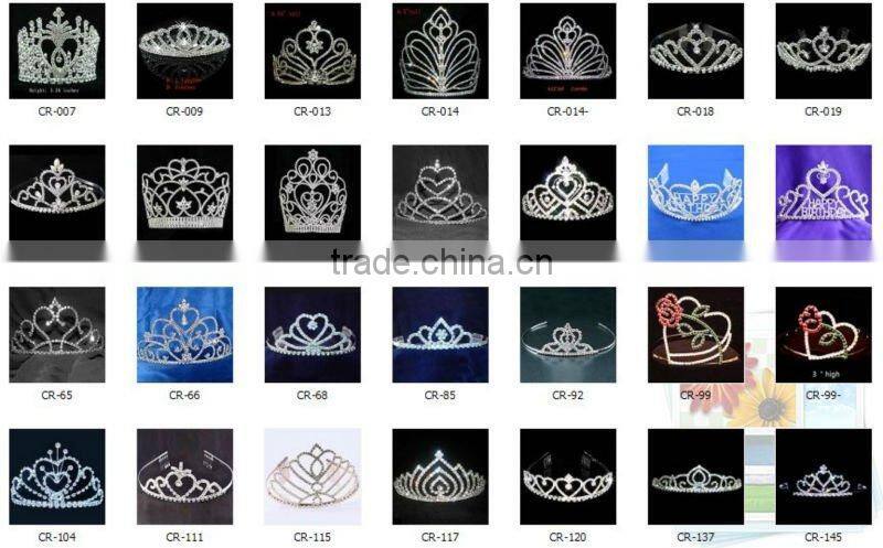 cute bear family tiara with butterfly sweet candy crown set