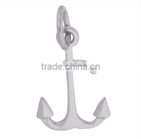 alloy charms and pendants 3 Dimensional anchor charms for bracelet