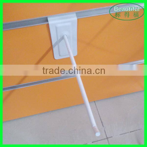 White Powder Coat Slatwall Metal Hook Factory Wholesale Cheap Price