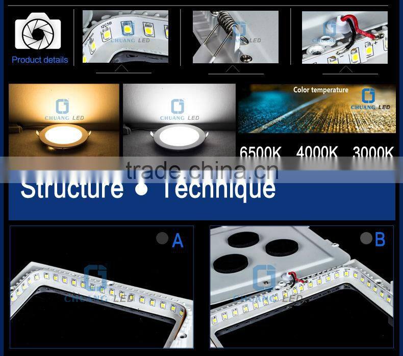 15w High Power Round Led Panel Light