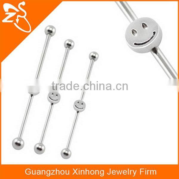 industrial barbells jewelry, fashion hearts shaped earrings, industrial piercing earrings