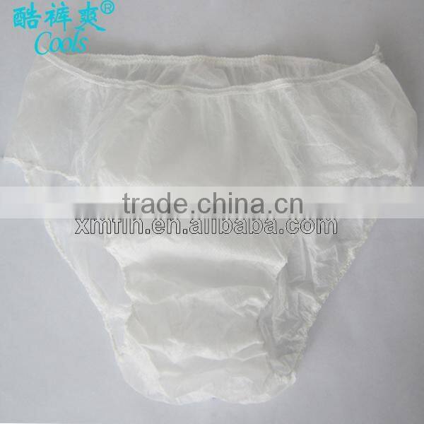 2014 White Plain men seamless nonwoven panty underwear