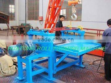 Colored steel tile leveling machine