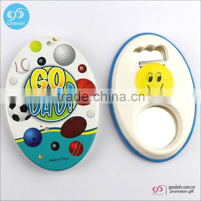 2016 newly style custom can opener promotion tin bottle opener