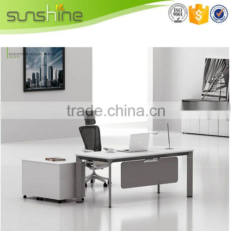 Wholesale Cheap Crazy Selling wooden steel legs executive desk