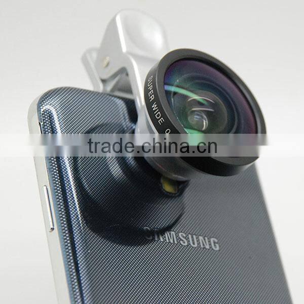 0.4x Super Wide Angle Detachable Clip on Lens for iPhone 4 4S 4G 5 5G 5S 5C Samsung Galaxy S2 I9100 S3 I9300 S4 I9500 Note1/2/3