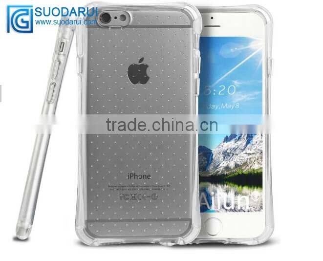 Luxury clear bubble tpu phone case for iphone 6s, for iphone6/6 plus/5 5s 5g bubble tpu case