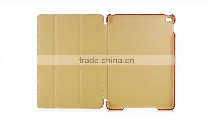 High Quality Side Open Leather Smart Case For iPad Air 2