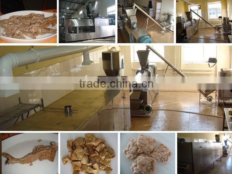 soya bean protein nuggets chunks making machine processing line
