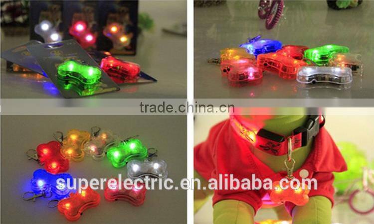 Top quality eco-friendly dog led name band customized design led pendant for pets
