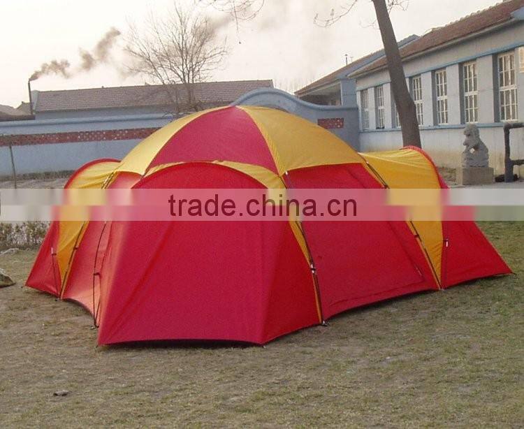 Double Layers and Fiberglass Pole Material family tent