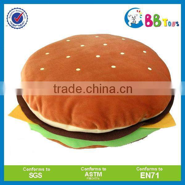 Wholesale cheap price Plush Material pet toy plush hamburge toy for dog