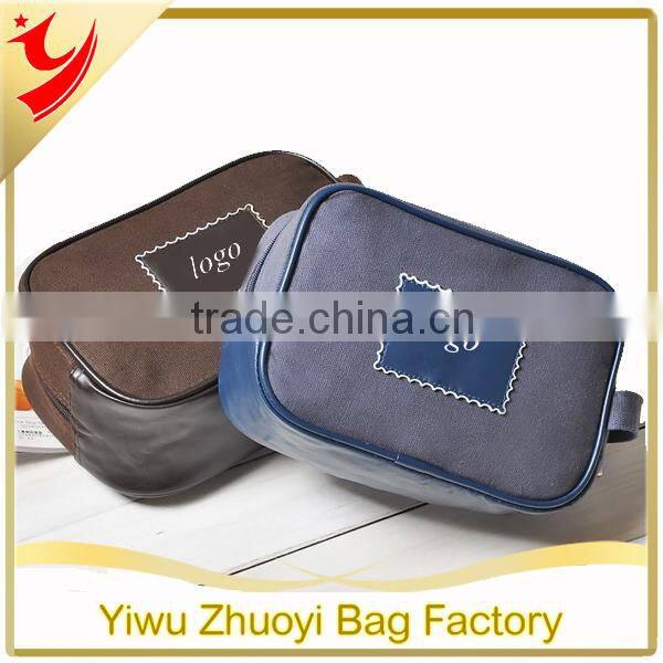 2015 Promotional Canvas Cosmetic Bag/ Toiletry Case for Travel wholesale