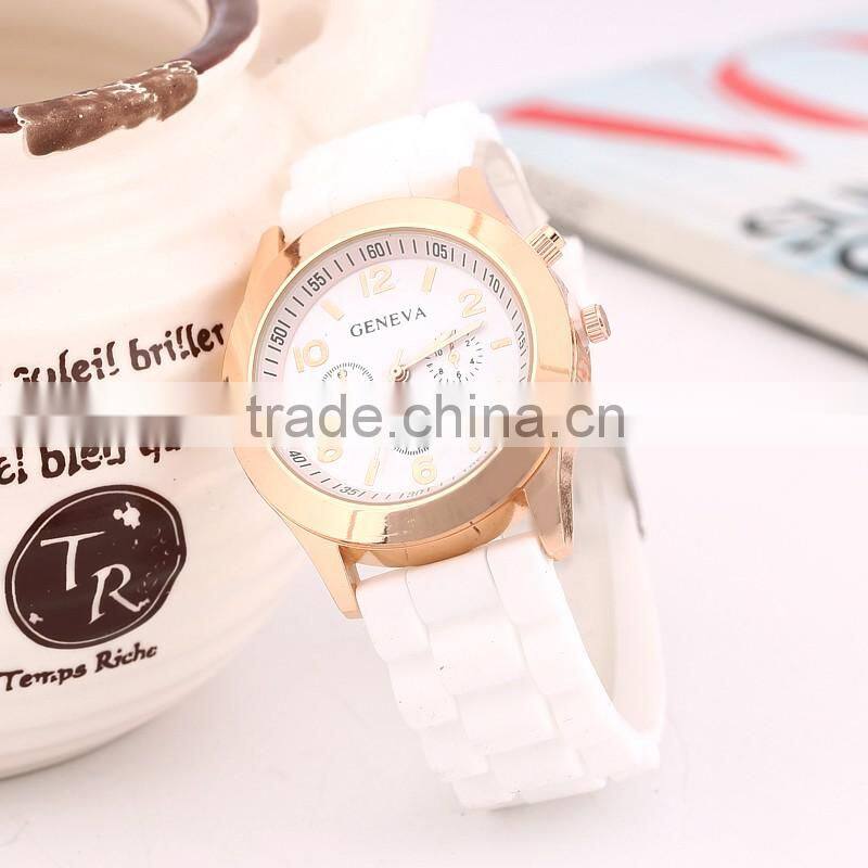 Hot selling fashion silicon wrist watch top brand mens watches cheap china supplier