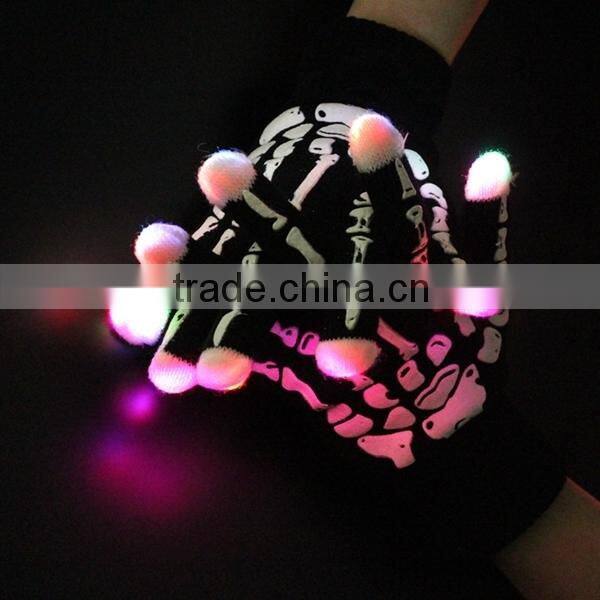 2016 Magic color changing party gloves,light gloves led