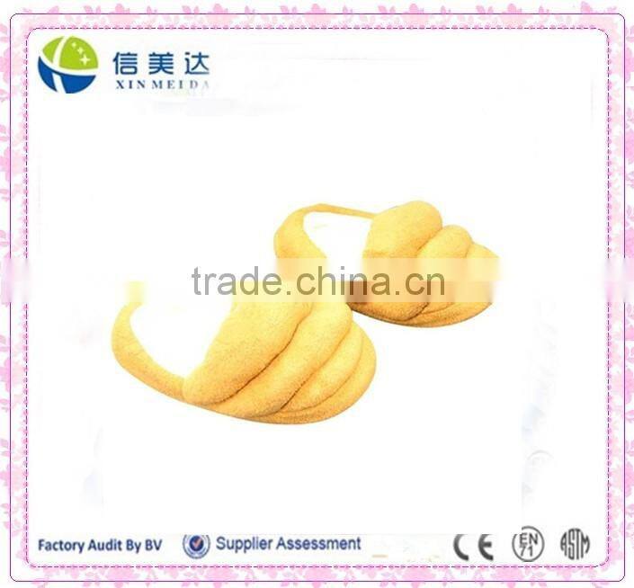 Creative Hot bread pattern funny slipper plush shoes
