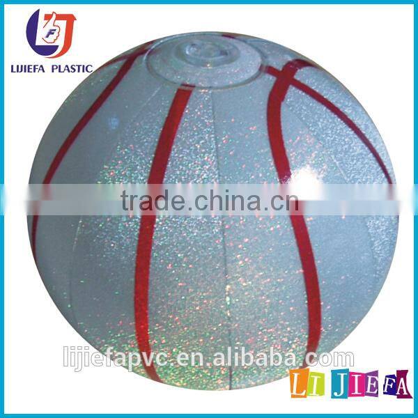 Sports toy water ball, inflatable soccer ball, PVC Inflatable Rainbow Beach Ball
