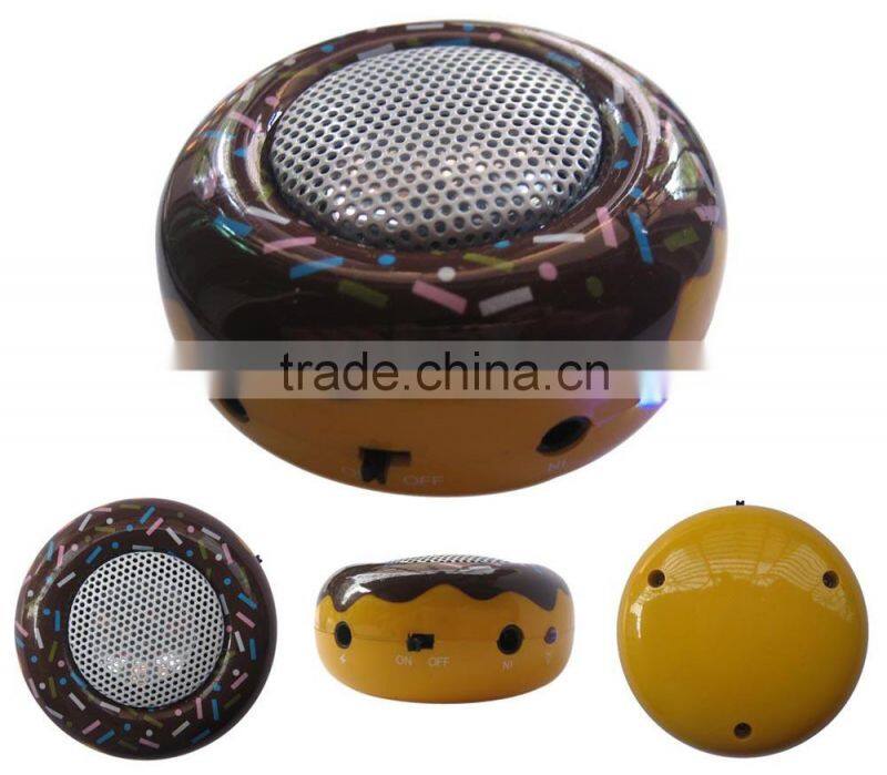 MPS-146 Low price!!!doughnut shape Promotion speaker,mini gift portable speaker