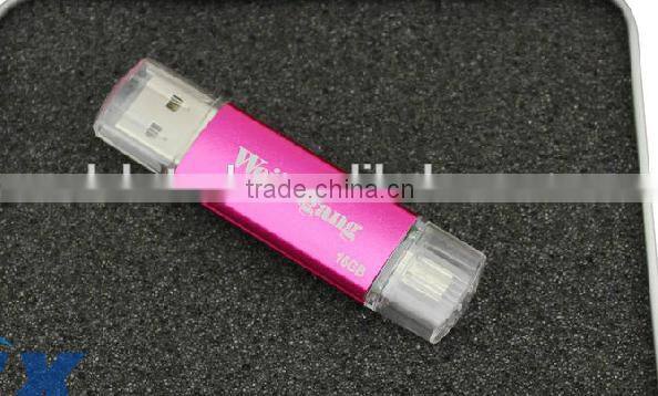 OTG Usb Flash Drives,OTG Usb For Smartphone & PC Pendrive Memory Stick OTG Ultra Dual 16GB USB Micro Pen Flash