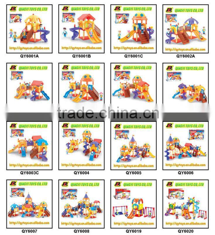 block paradise series toy DIY game for inteligent