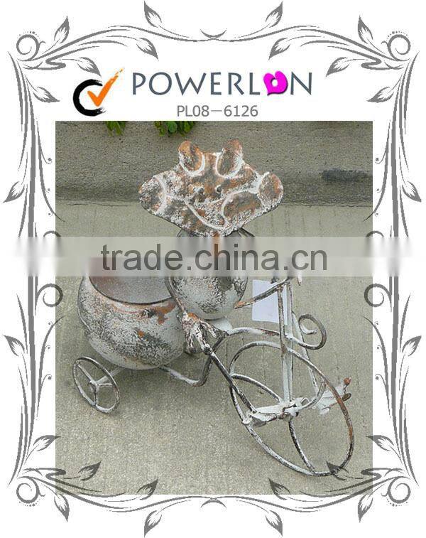 Cheap Price High Quality Novelty Wrough Iron Spiders Shape Plant Pot For Patio Home Garden Backyard I29M TS05 G00 X00 PL08-6125