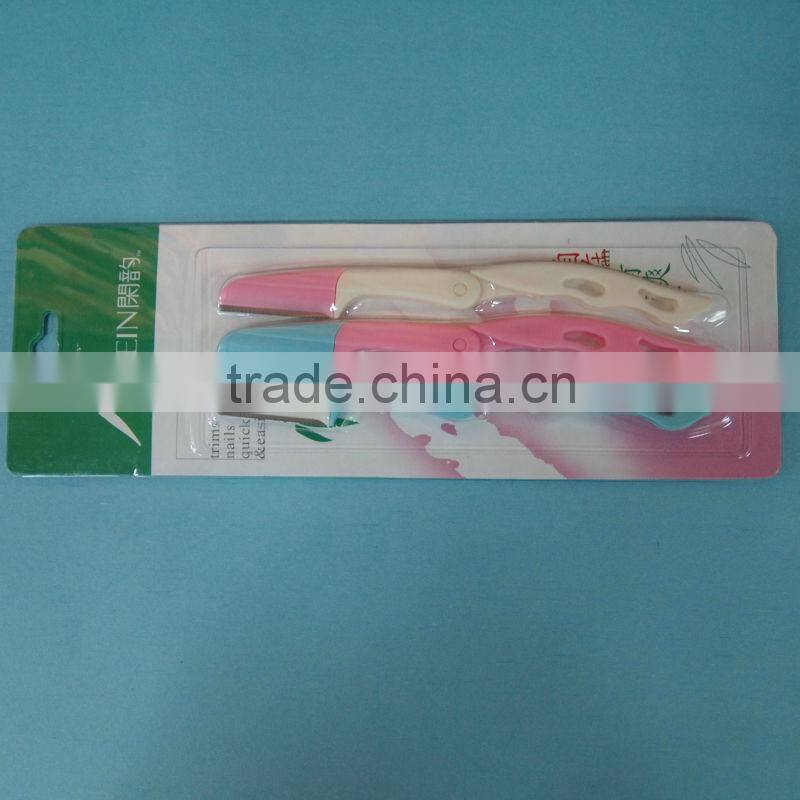 NMD-001 Plasti handle sharp blade eyebrow razor
