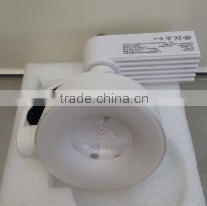 TIWIN 2015 Art Gallery Hot Selling Aluminum alloy Citizen Good Quality 100-240V 1200lm 15w COB led track spotlight