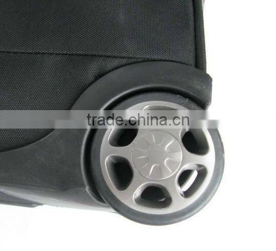 2014 china factory 2PCS eva travel trolley bag/600d polyester eva luggage trolley bag/travel trolley luggage bag