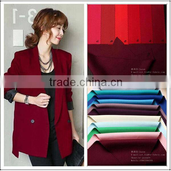twill woven spandex suit dress fabric for ladies fashion wear