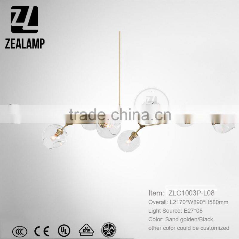 Modern Design molecule Bubble Pendant Light 6 Glass Globle