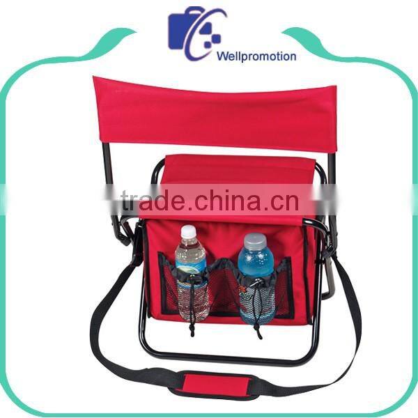 Wellpromotion Folding Fishing Chair with Cooler Bag