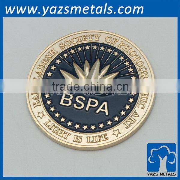 promotional metal single custom christmas coin holder